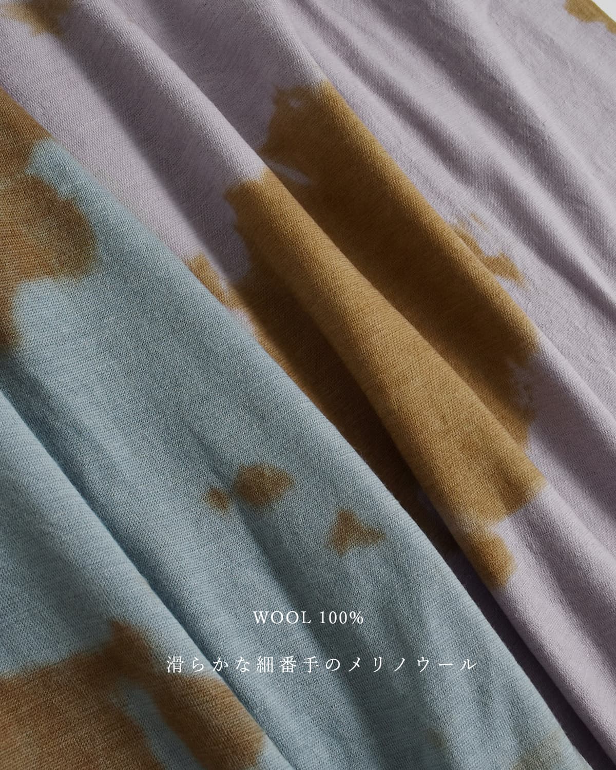 PHEENYメリノウール ダイ 長袖Tシャツ pa26-cs11