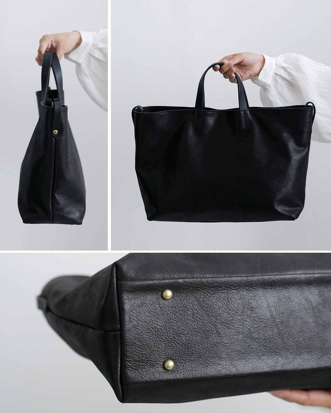 Enseキップレザー 2way トートバッグ S 2way tote S pens-310
