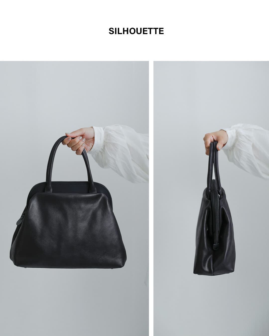 Ense(アンサ)キップレザー がま口 2way ショルダー バッグ Sサイズ “gamaguchi bag S” pens-502