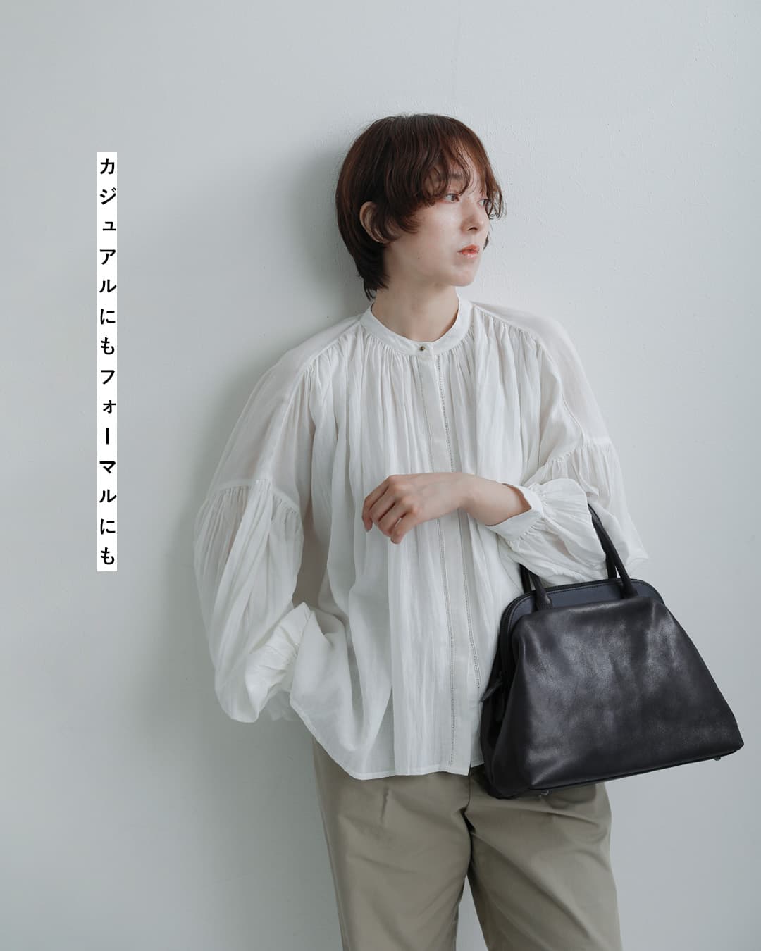 Ense(アンサ)キップレザー がま口 2way ショルダー バッグ Sサイズ “gamaguchi bag S” pens-502