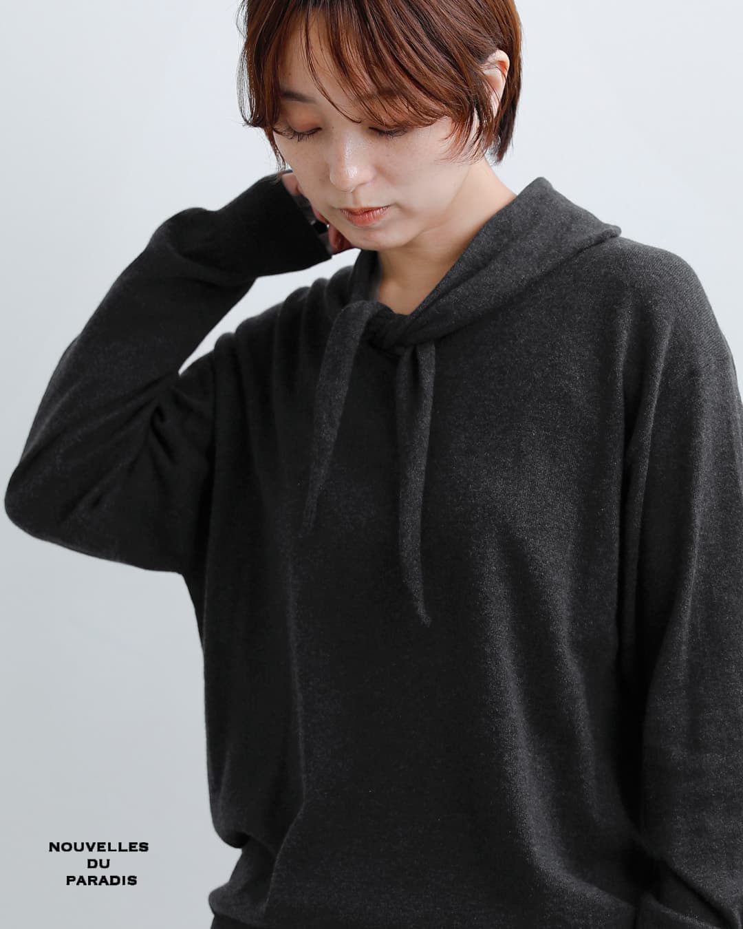 NOUVELLES DU PARADIS(ヌーベル ドゥ パラディ)ムーコットン バンダナカラー プルオーバー pk26302
