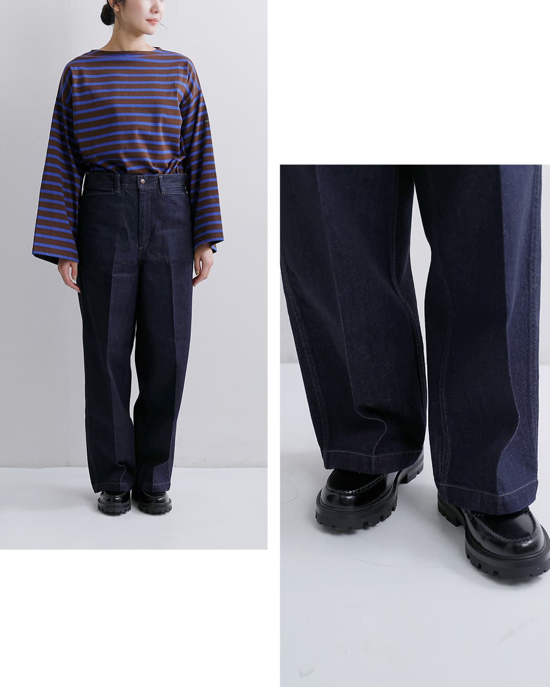 ordinaryfitsワンウォッシュ デニム フリスコトラウザー FRISKO TROUSERS pt021ow
