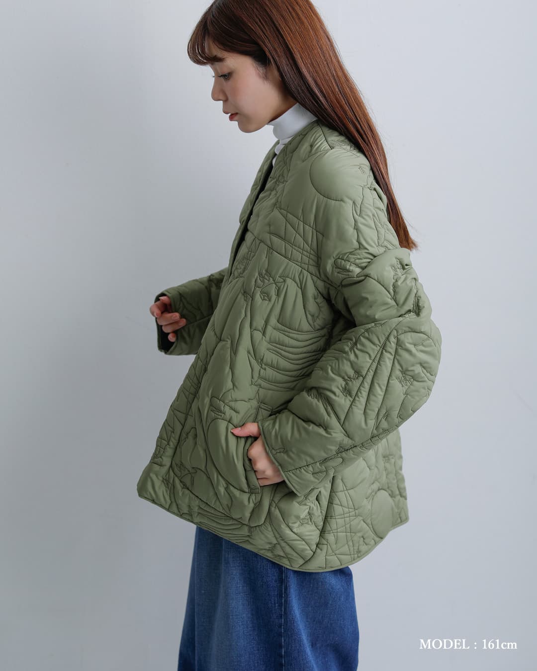 manipuri(マニプリ)リバーシブル キルティング ジャケット quilting-jacket