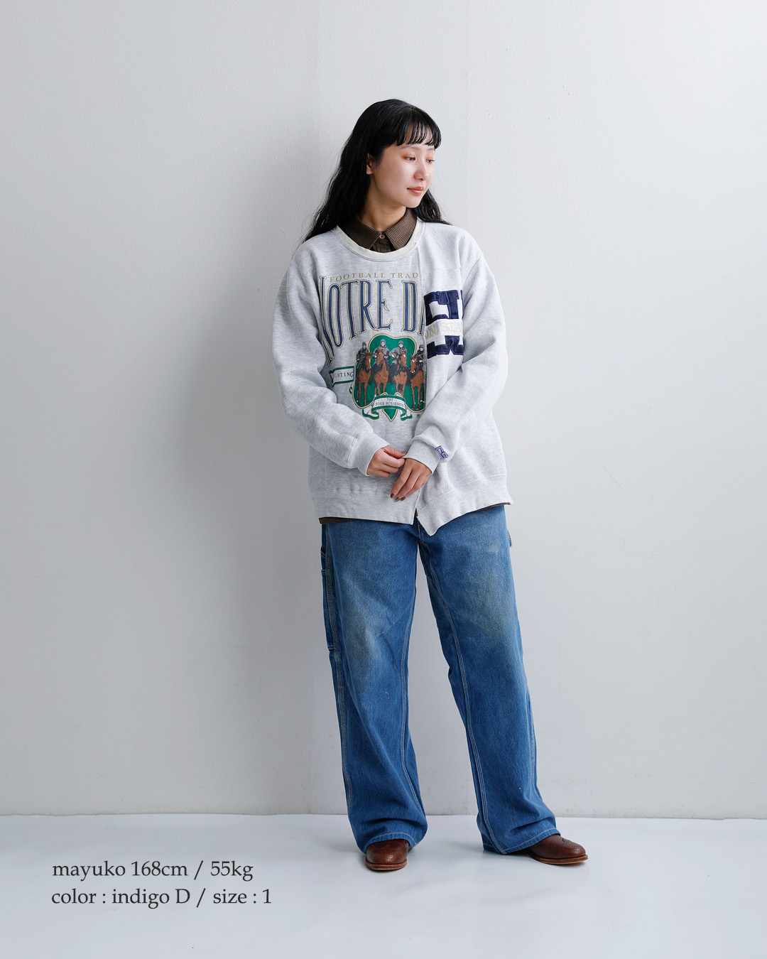 Yoused(ユーズド)ユーズドデニム リメイク ペインターパンツ re-painter-pt