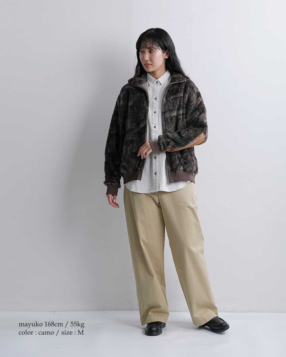 2026aw新作]REMI RELIEF レミレリーフ シャギーフリース ZIPジャケット
