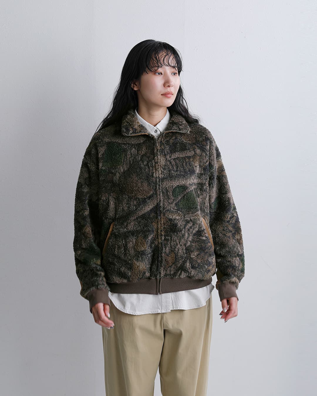 REMI RELIEFシャギーフリース ZIPジャケット rn31393099