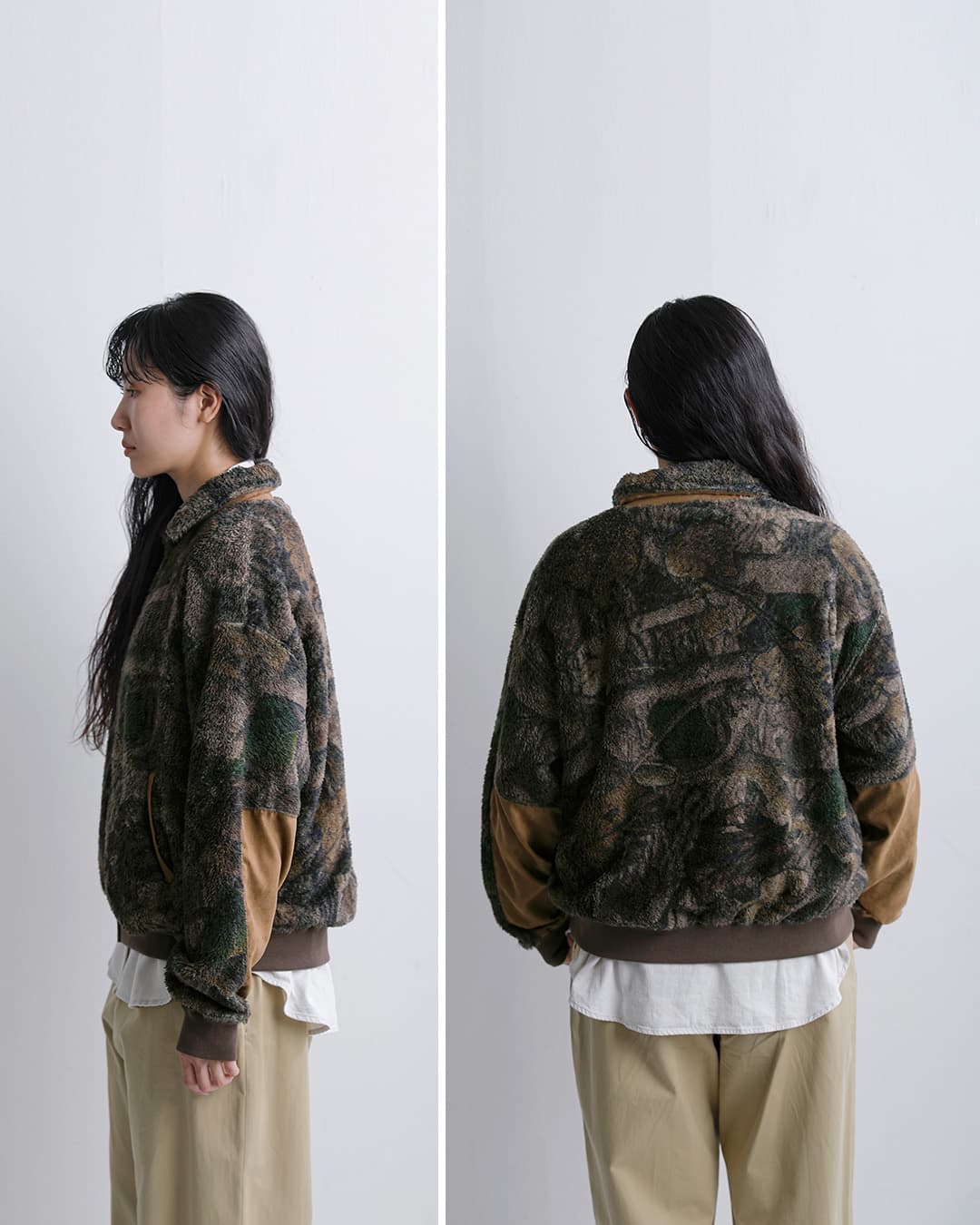 REMI RELIEFシャギーフリース ZIPジャケット rn31393099