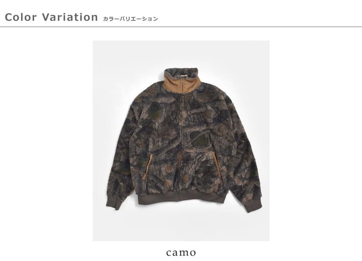 REMI RELIEFシャギーフリース ZIPジャケット rn31393099