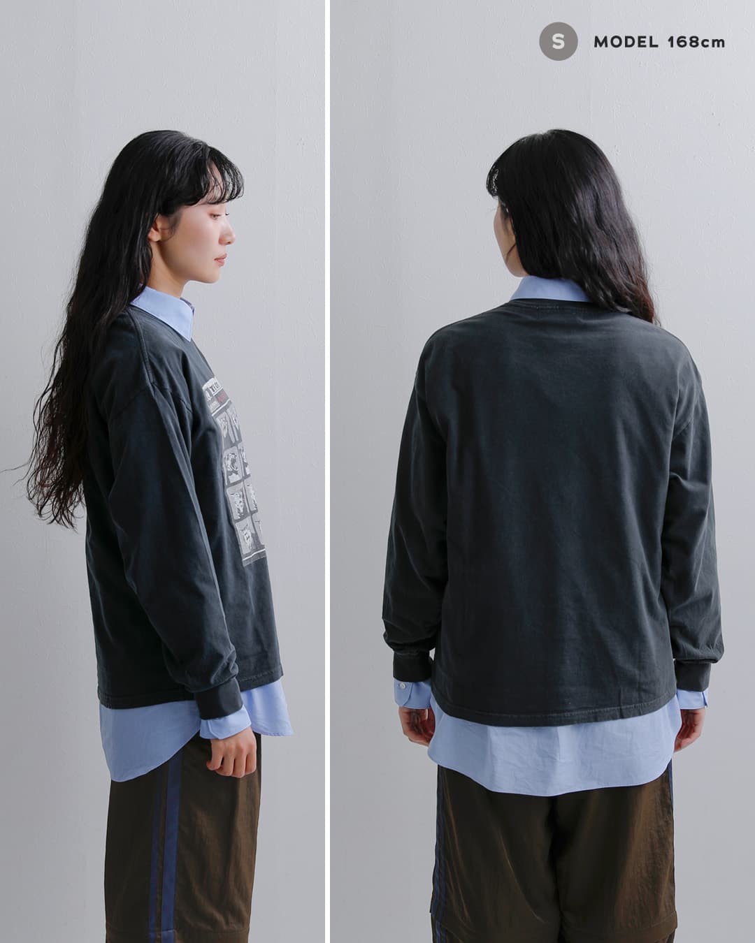 REMI RELIEF(レミレリーフ)ハードSP加工 天竺長袖Tシャツ A HARD CATS NIGHT rn31393138