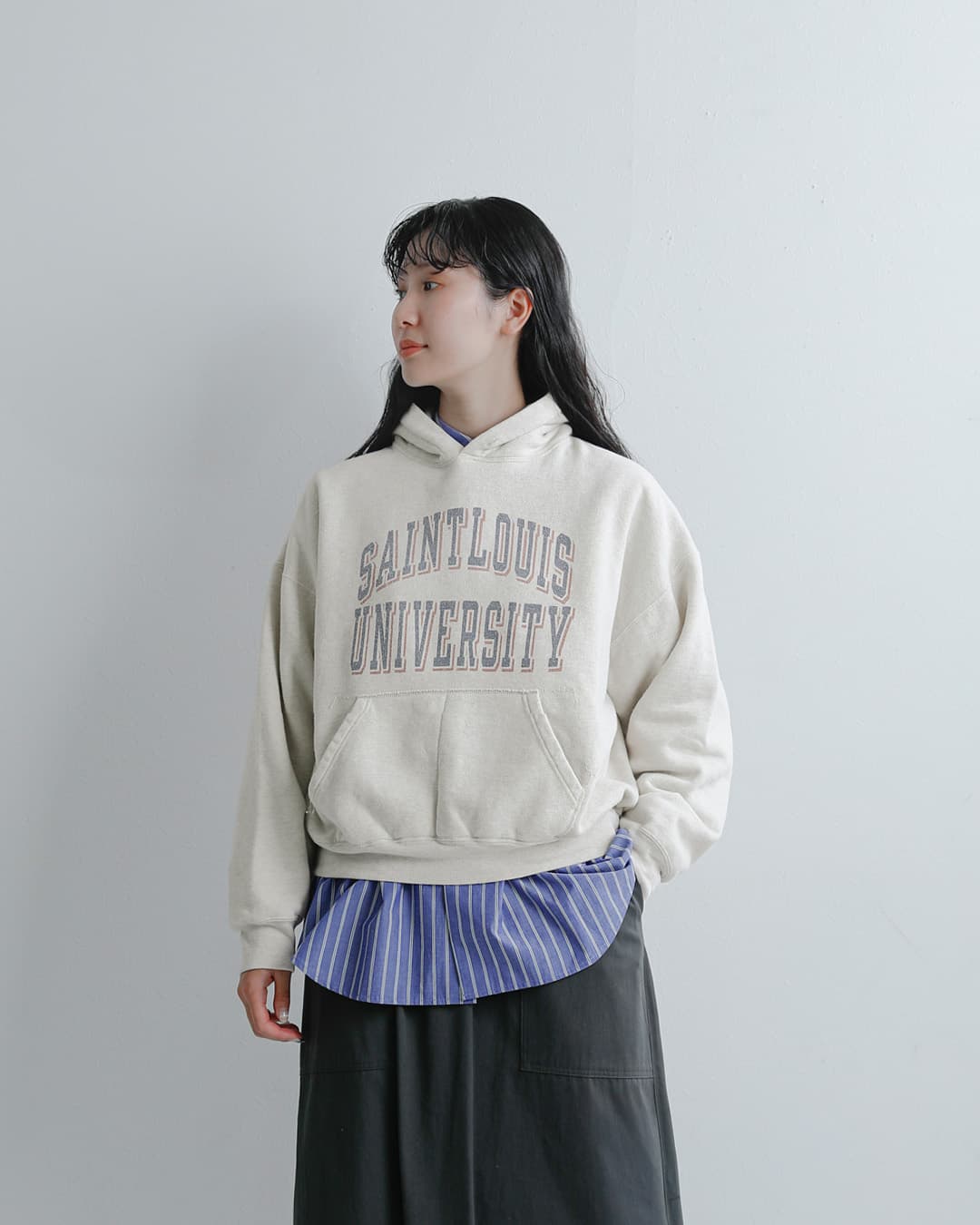 REMI RELIEF(レミレリーフ)SP加工 起毛裏毛 パーカー OHIO STATE / SAINTLOUIS rn31393185-6