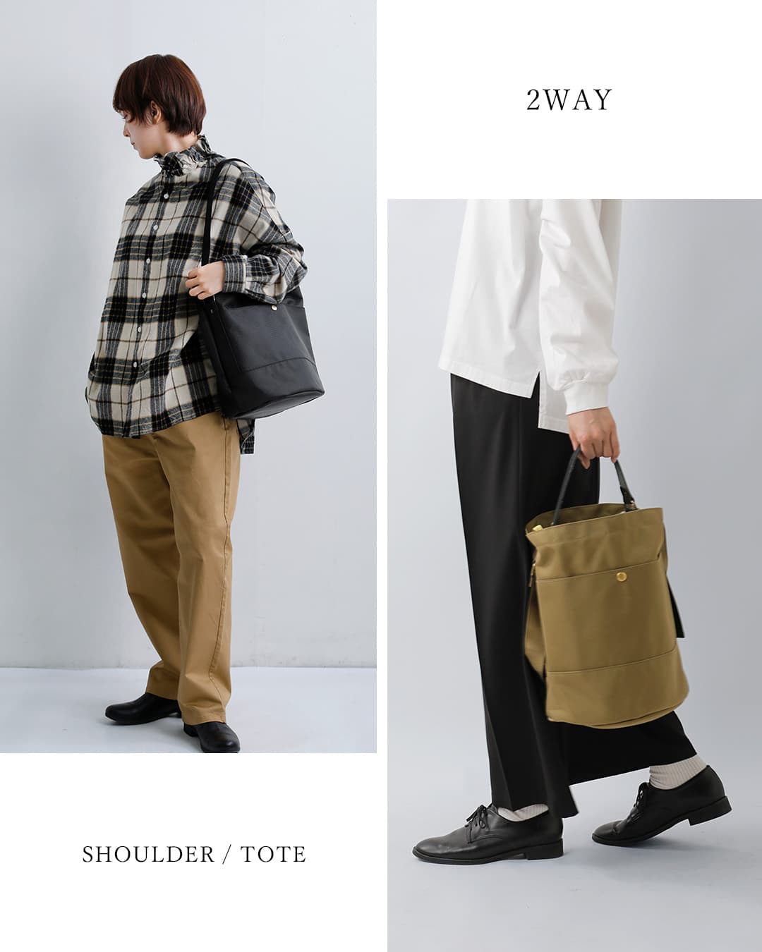 MARINE DAY66ナイロン×姫路レザー ショルダーバッグ ROOTS roots-nylon