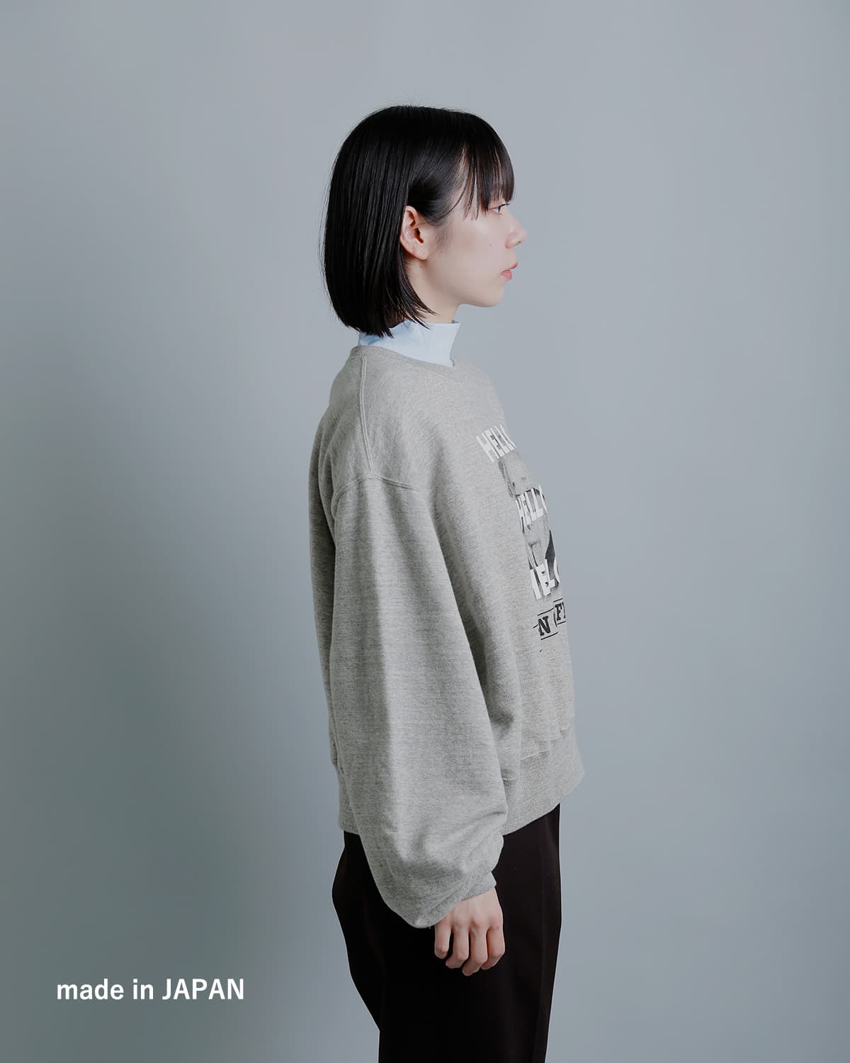 ObladaHELLO グラフィックプリント スウェットシャツ s2510cu17