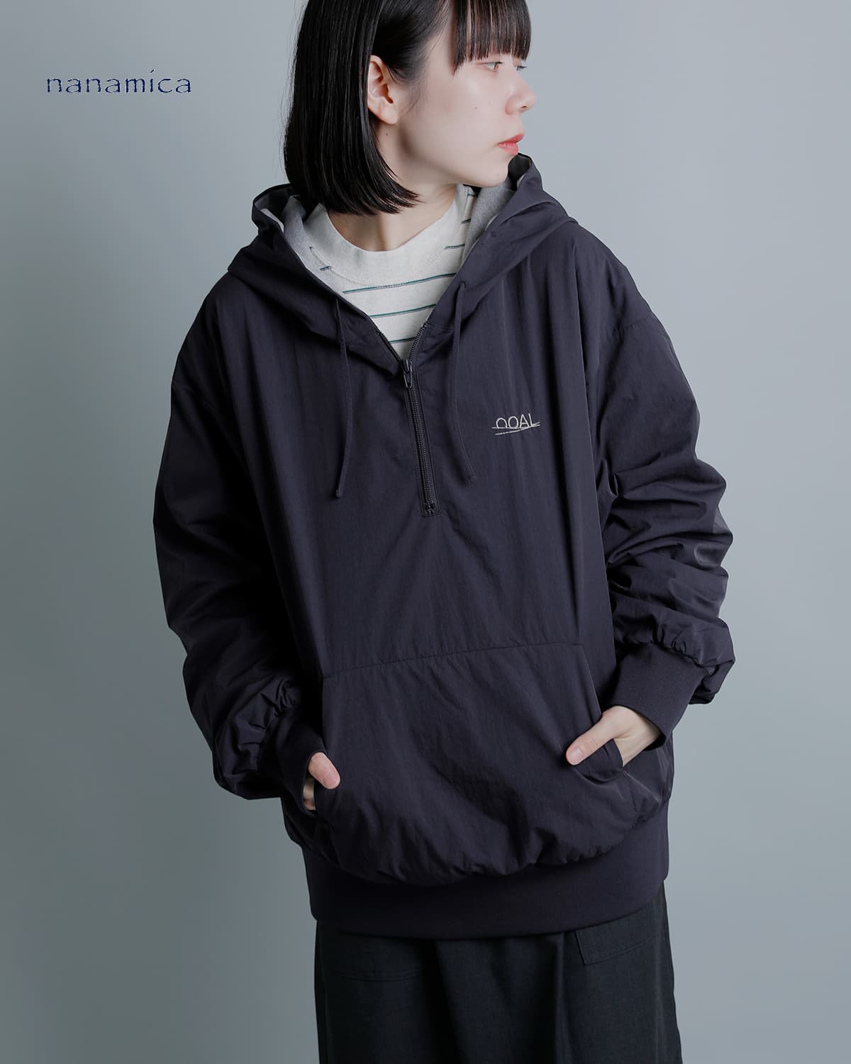 nanamica(ナナミカ)OOAL ウインドフーデッドジャケット s26fa013