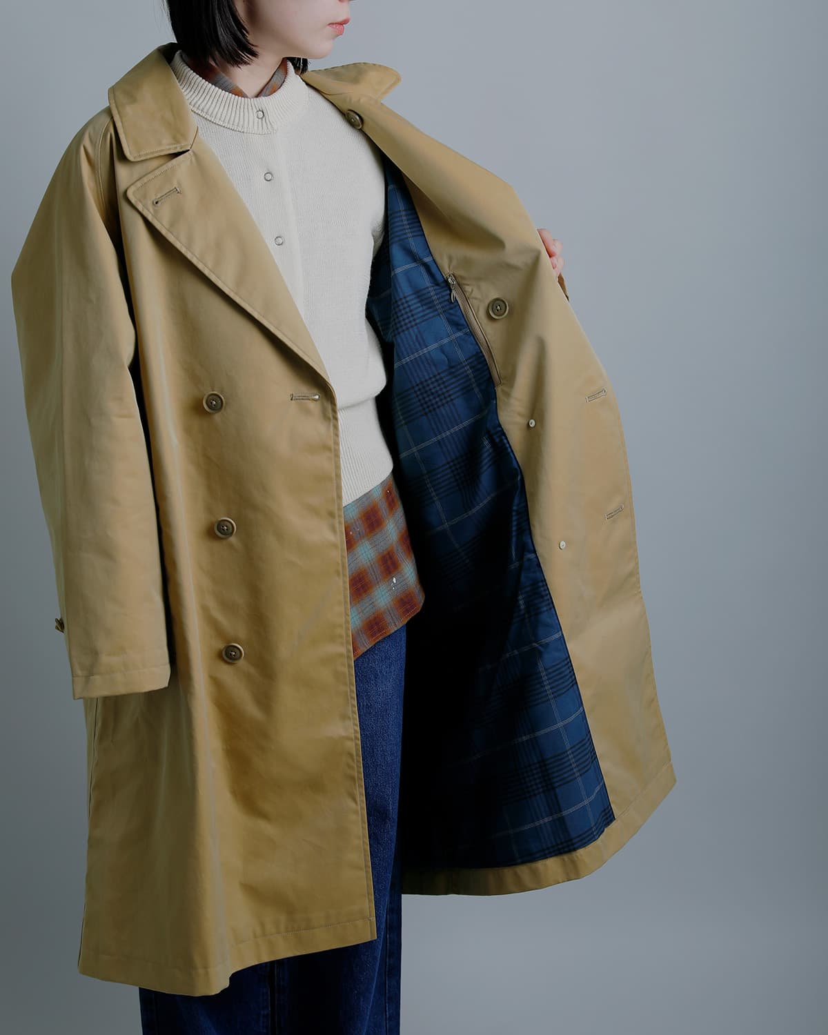 nanamica2L �R�b�g�� GORE-TEX �_�u���u���X�e�b�h�R�[�g s26sb091