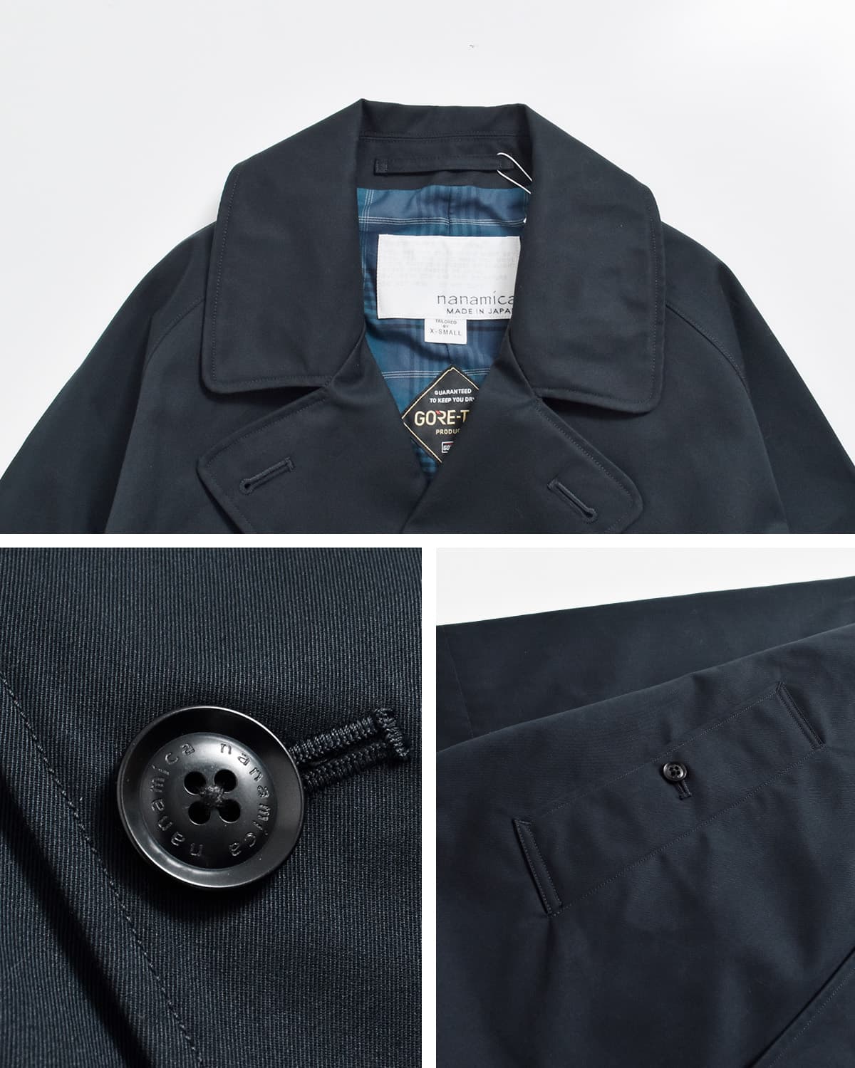 nanamica2L �R�b�g�� GORE-TEX �_�u���u���X�e�b�h�R�[�g s26sb091