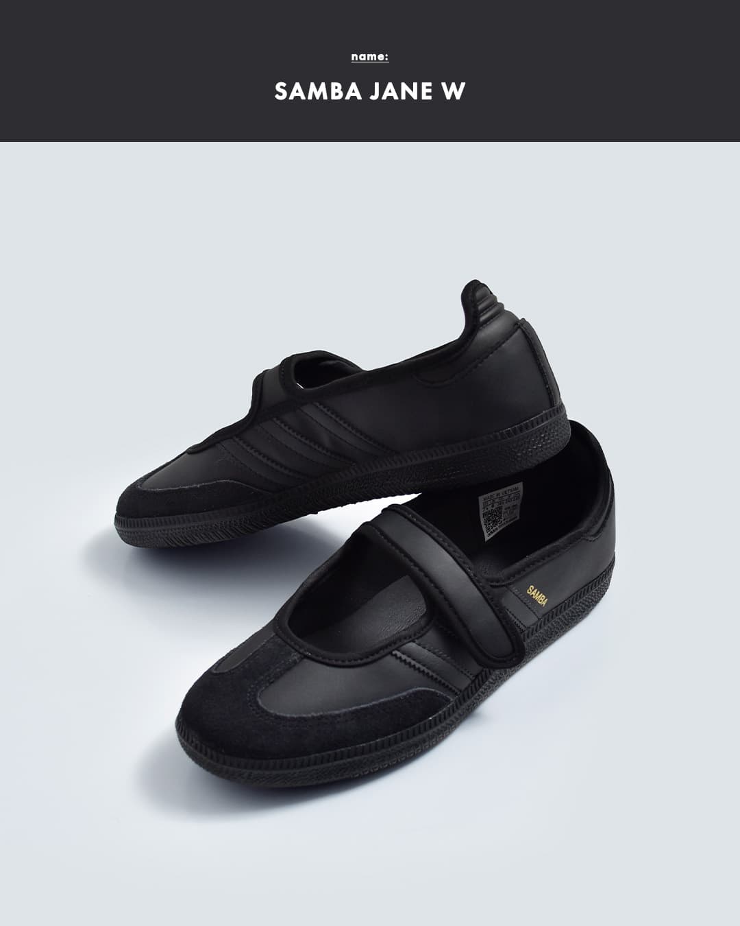 adidas Originalsサンバ ジェーン ストラップ スニーカー SAMBA JANE W samba-j-w-same1
