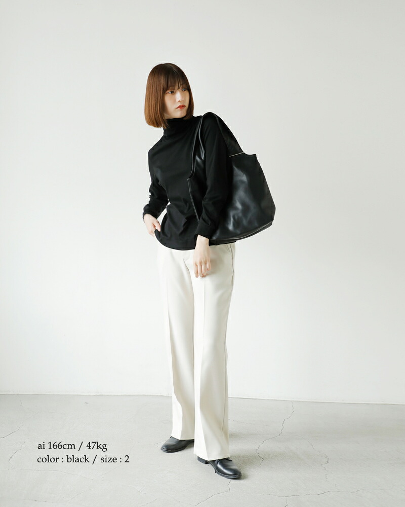 SLOANE(スローン)スーピマスムースタートルネック長袖Tシャツsl7w-t354