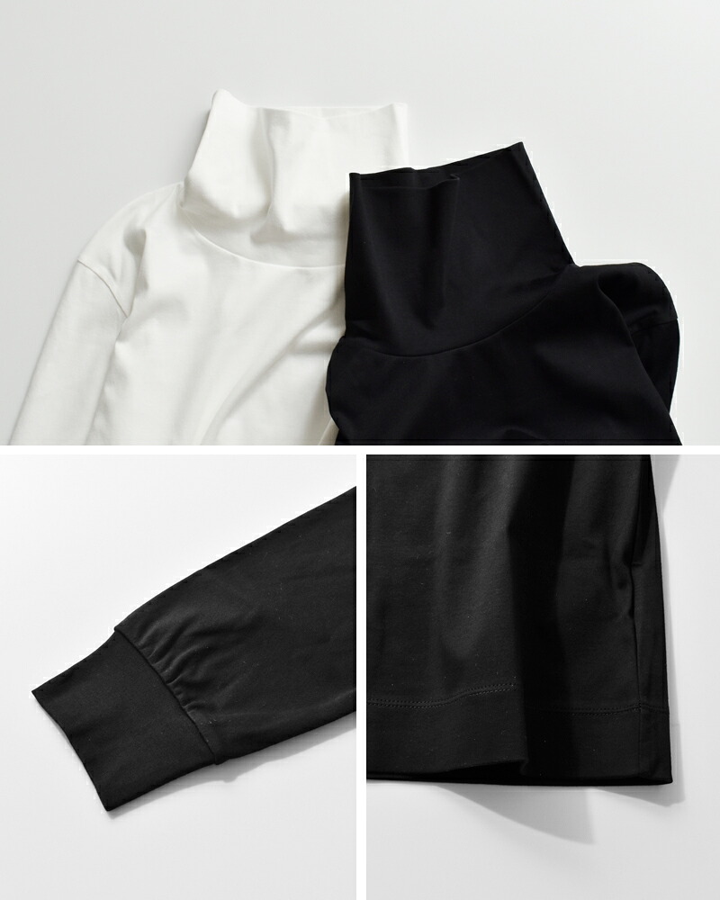 SLOANE(スローン)スーピマスムースタートルネック長袖Tシャツsl7w-t354