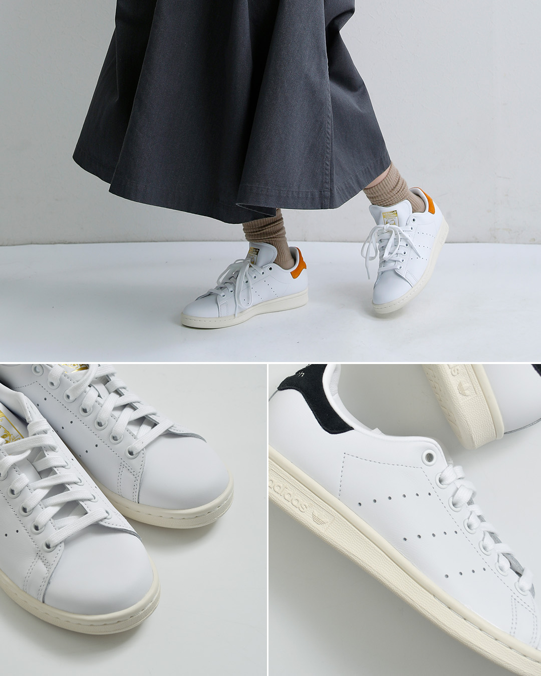 adidas Originalsスタンスミス レザーアッパー スニーカー STAN SMITH OG Q3 stan-smith-same1