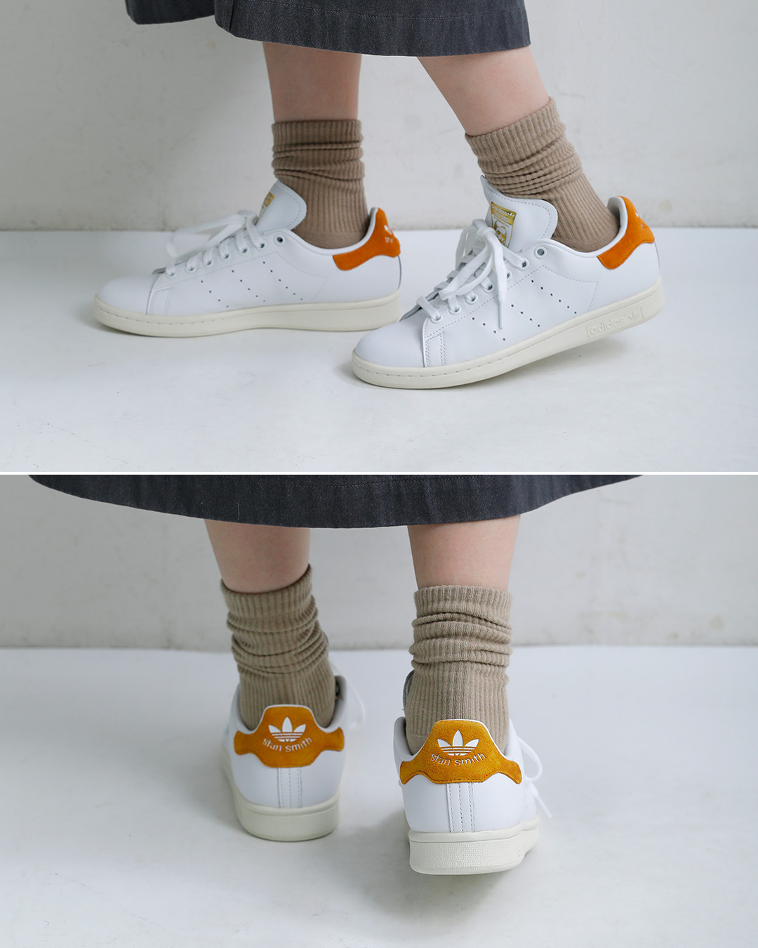 adidas Originalsスタンスミス レザーアッパー スニーカー STAN SMITH OG Q3 stan-smith-same1