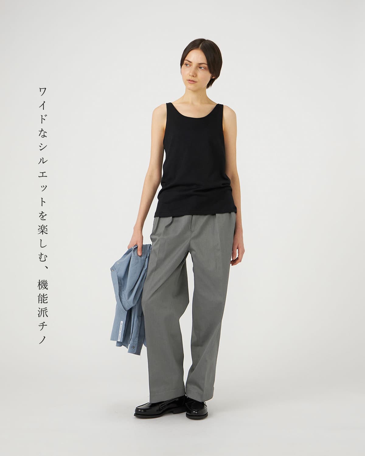 nanamica�I�[�K�j�b�N�R�b�g�� �`�m �_�u���v���[�c�p���c sucs402