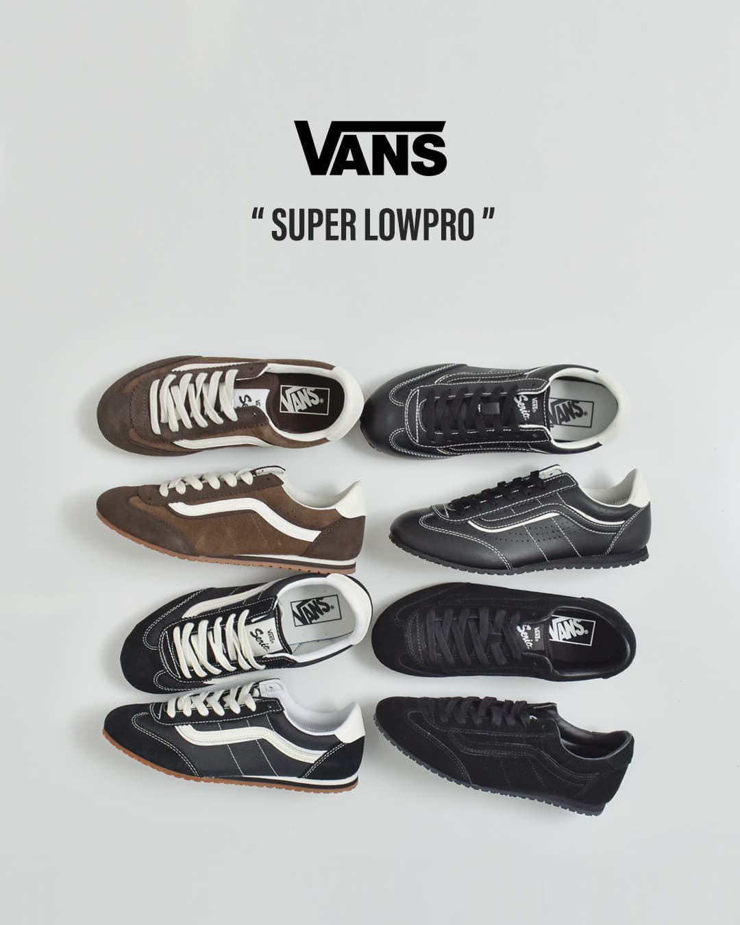 Vans(ヴァンズ)スーパーロープロ レザーアッパー スニーカー Super Lowpro super-lp