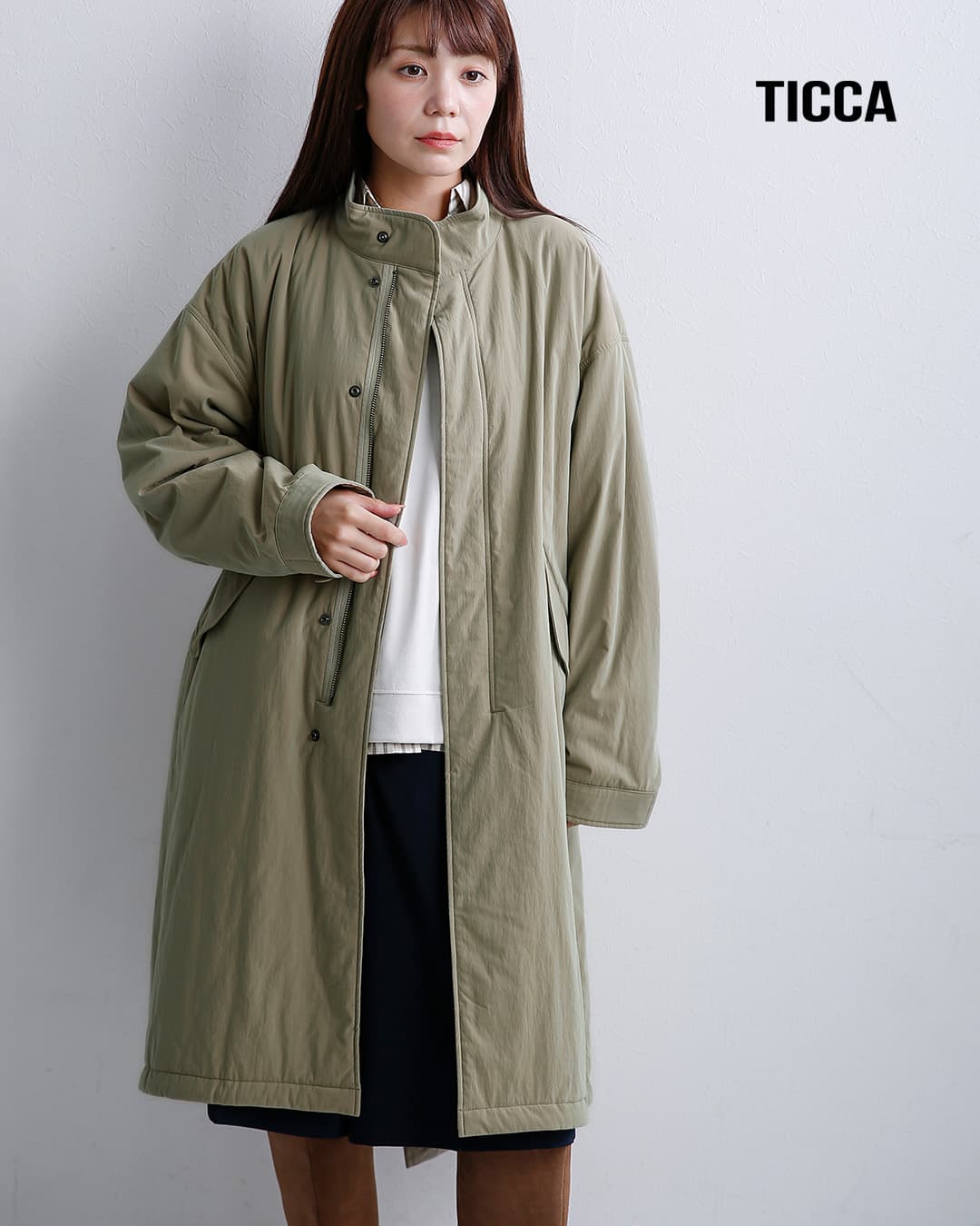 TICCA ティッカ パデッド モッズコート tbfa-071 レディース 2026aw