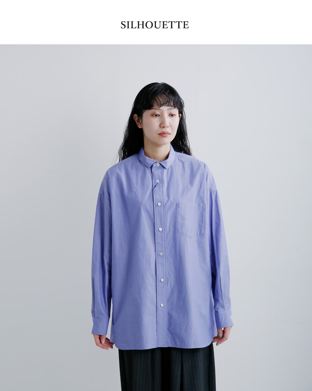TICCA(ティッカ)コットン スクエア ハイネック シャツ tbfa-112