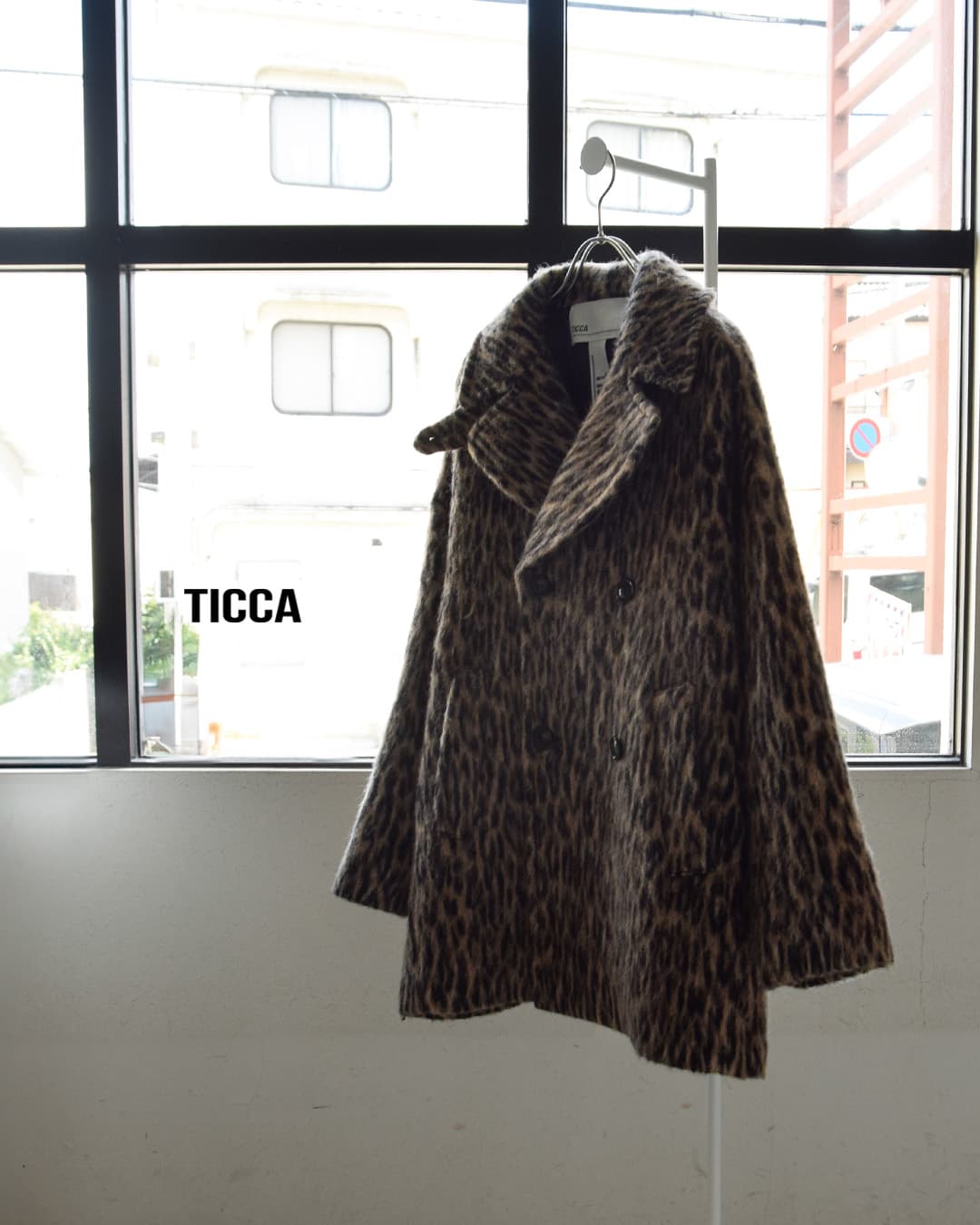 2026aw新作]TICCA ティッカ ウールモヘア レオパード シャギー