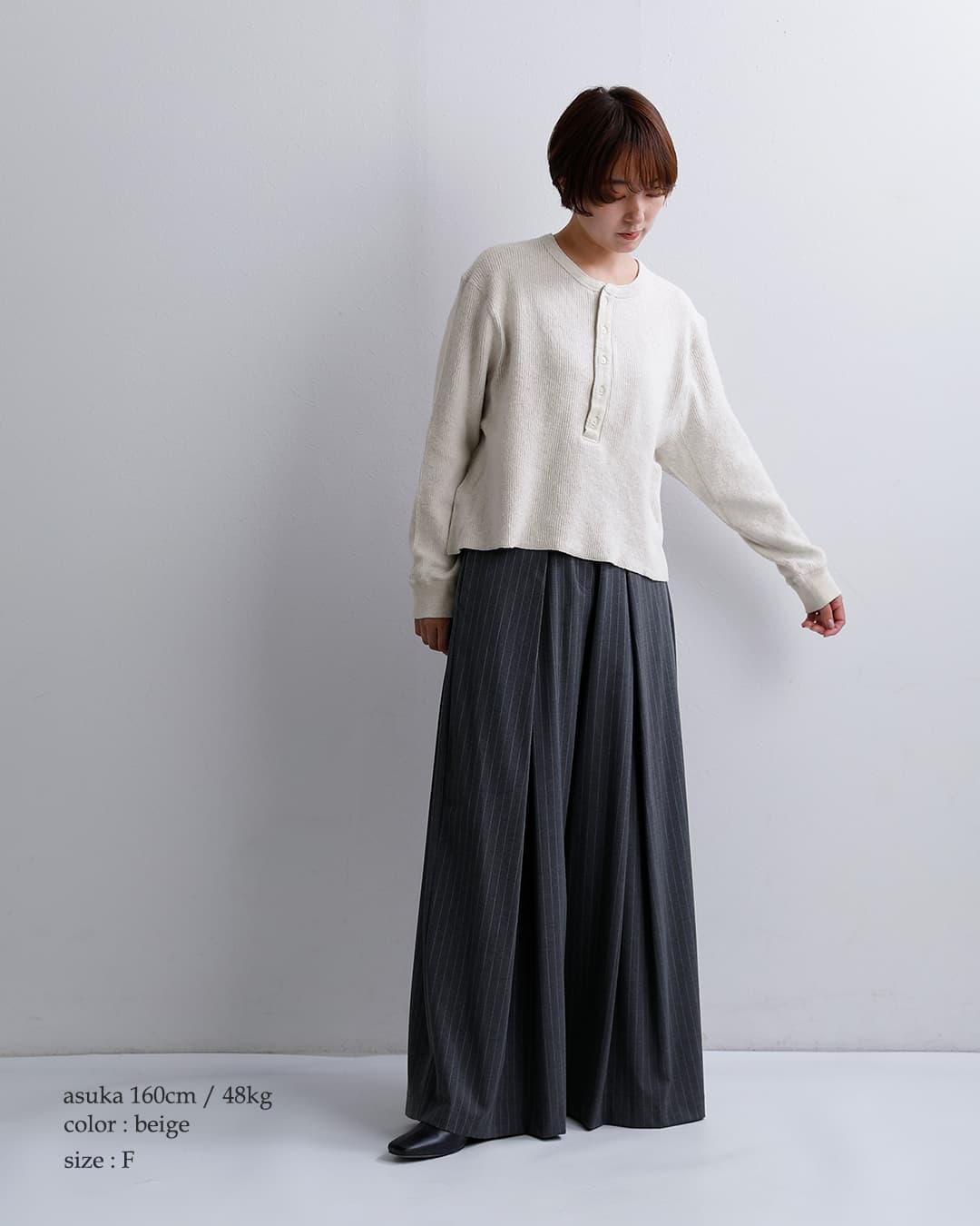 TICCAピーチワッフルショート 2way プルオーバー tbfa-281