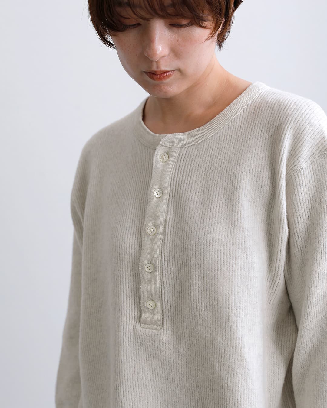 TICCAピーチワッフルショート 2way プルオーバー tbfa-281