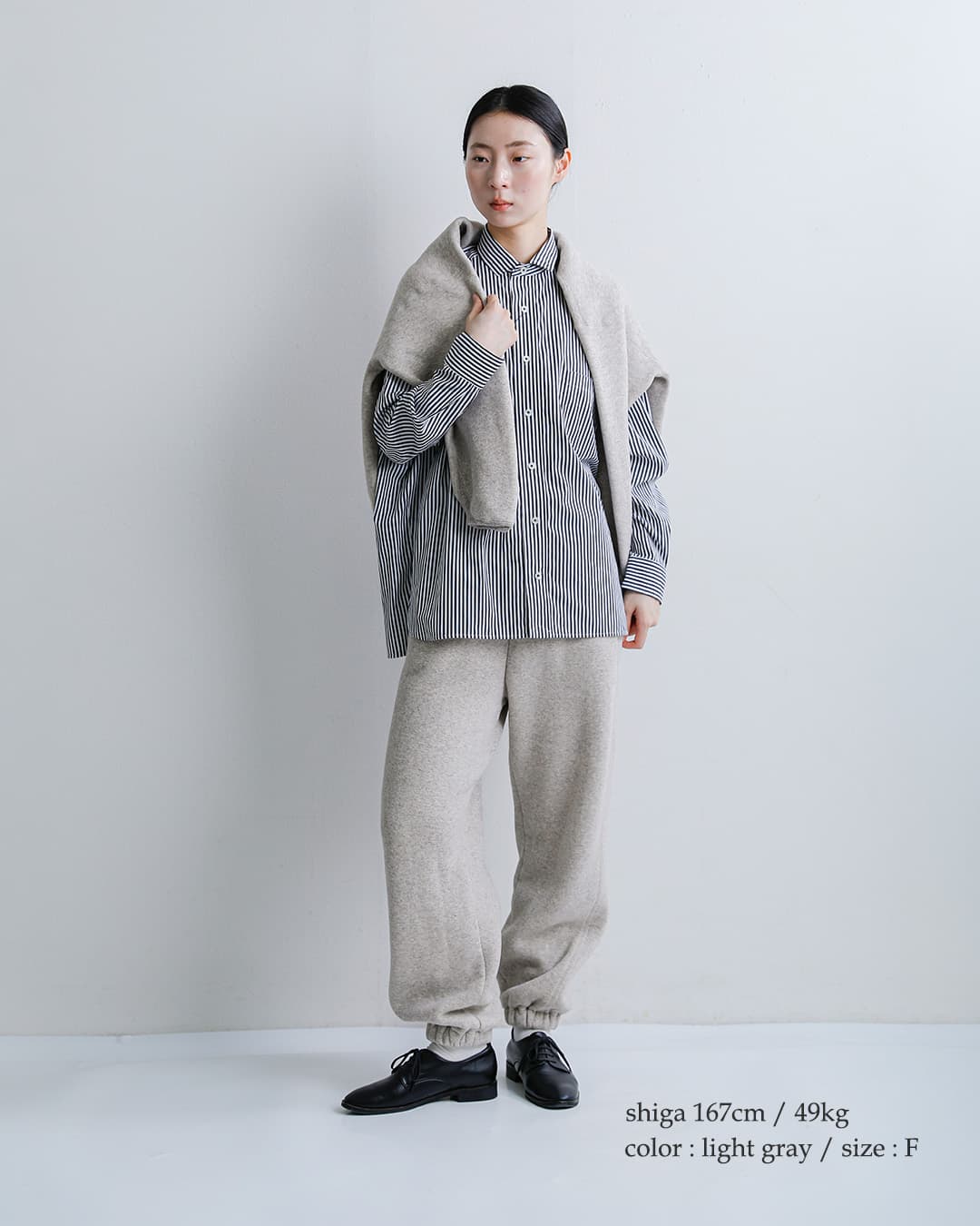 TICCAダウニー 裏毛 サイドライン パンツ tbfa-294