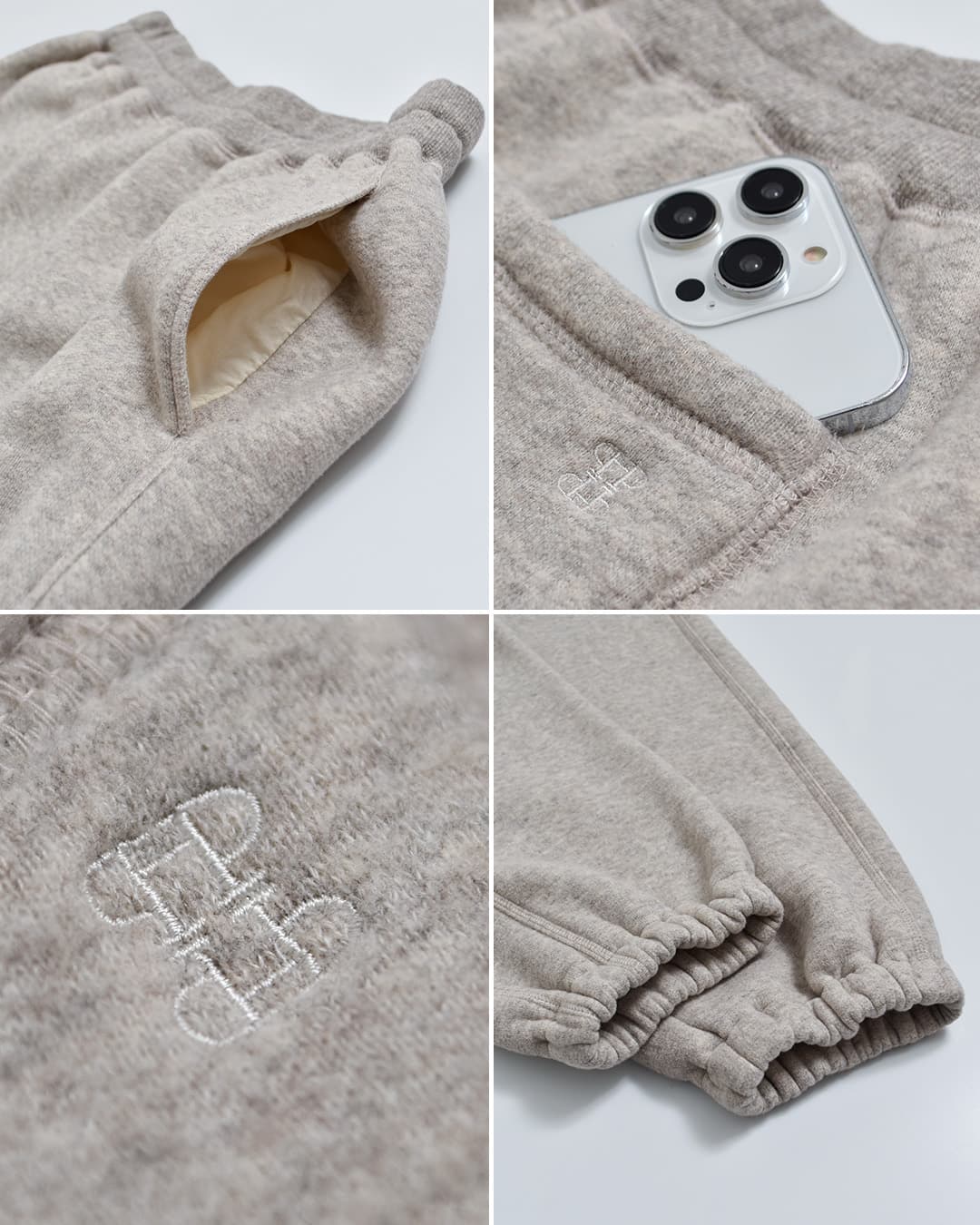 TICCAダウニー 裏毛 サイドライン パンツ tbfa-294