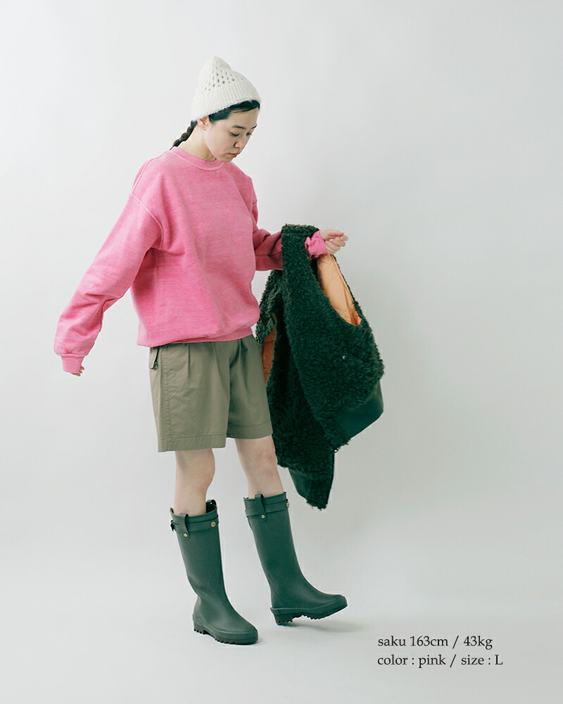TOWN CRAFT(タウンクラフト)フリース90sピグメントクルーネックスウェットシャツtc25f020