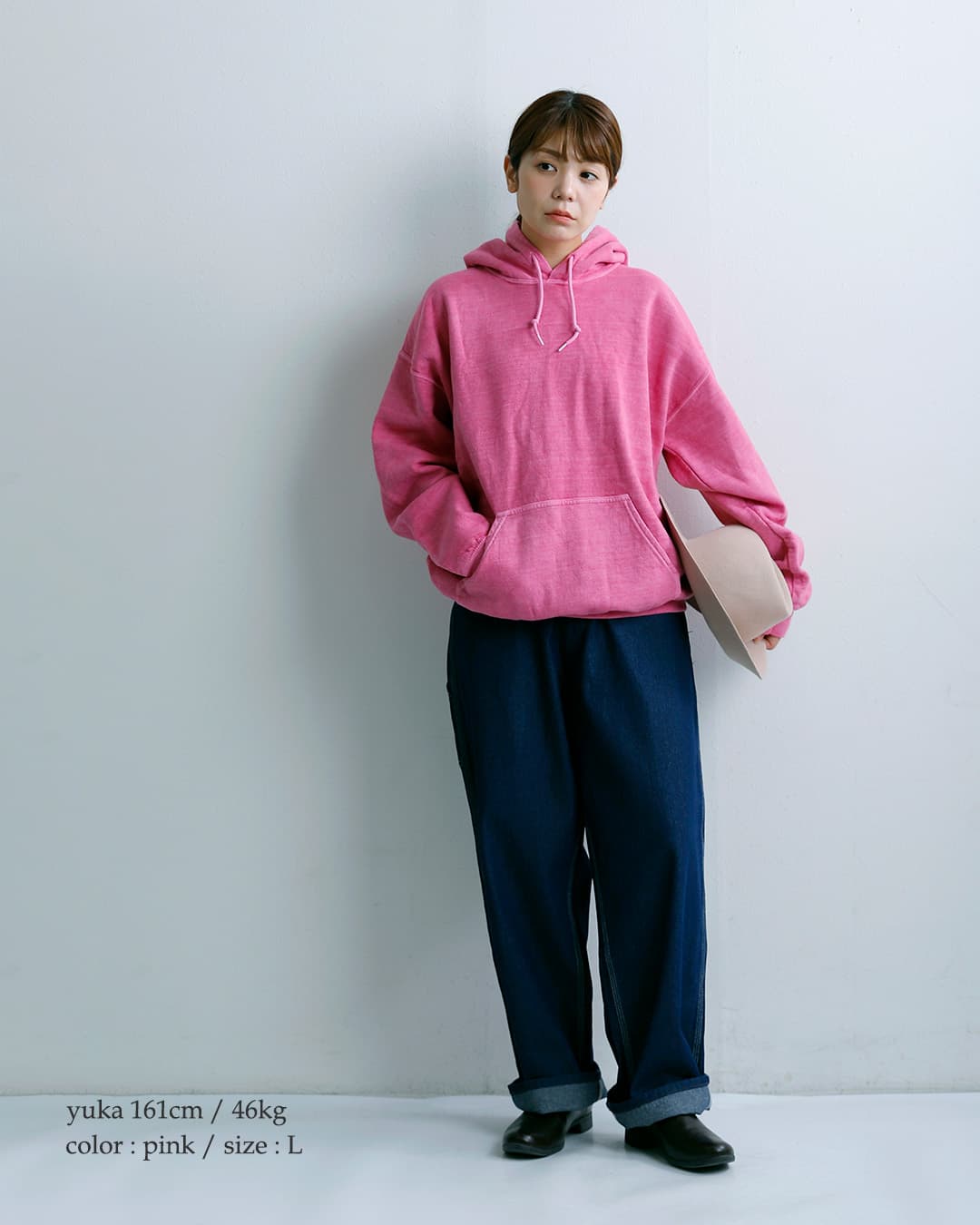 TOWN CRAFTフリース 90s ピグメント プル フーディー tc25f021