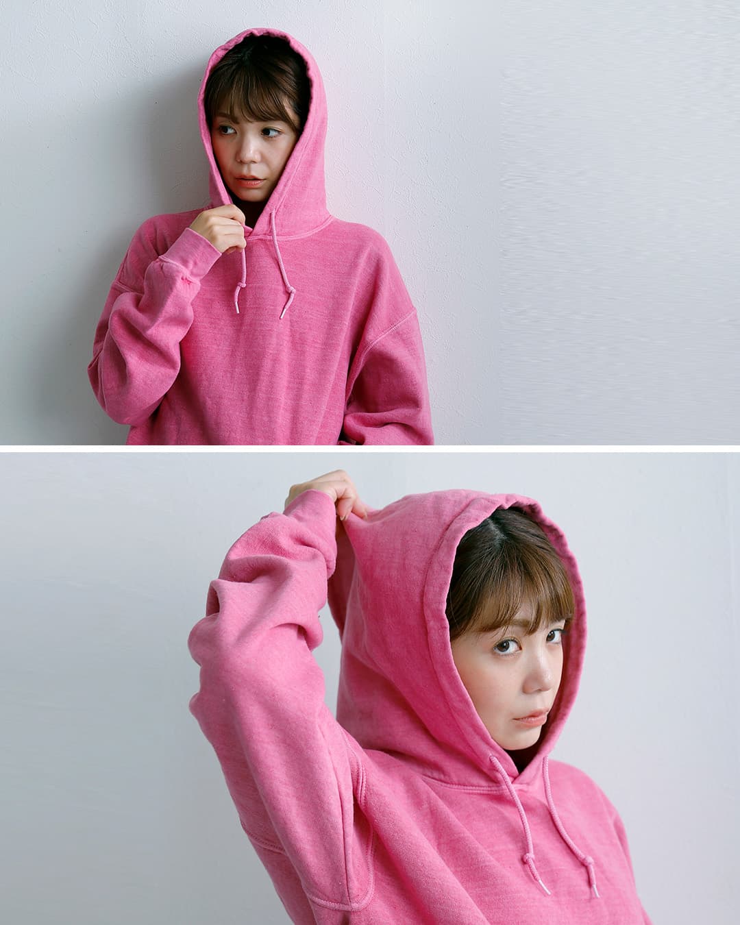TOWN CRAFTフリース 90s ピグメント プル フーディー tc25f021