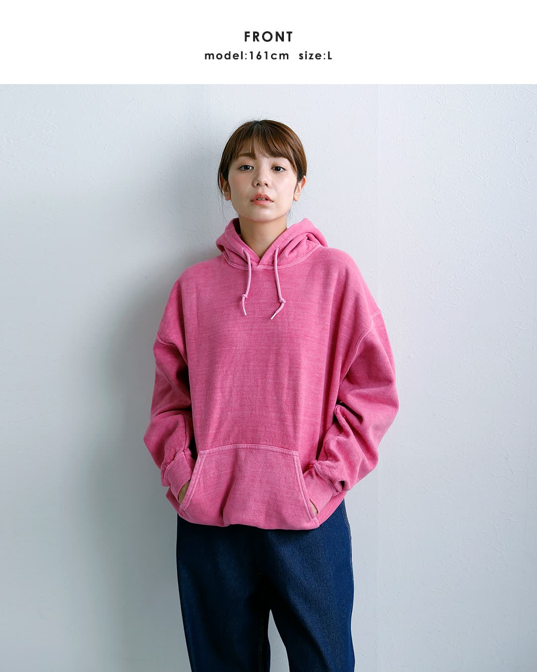 TOWN CRAFTフリース 90s ピグメント プル フーディー tc25f021
