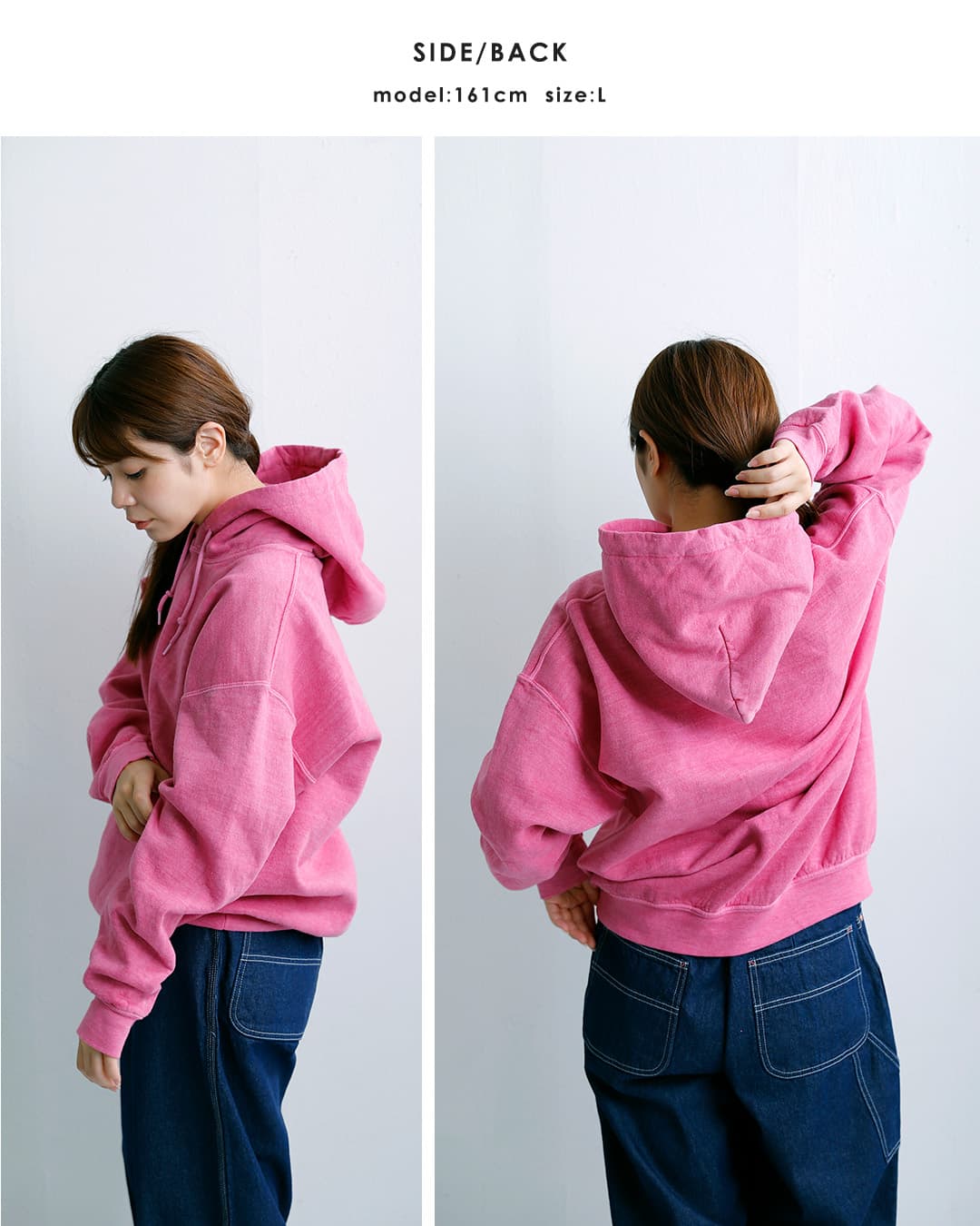 TOWN CRAFTフリース 90s ピグメント プル フーディー tc25f021