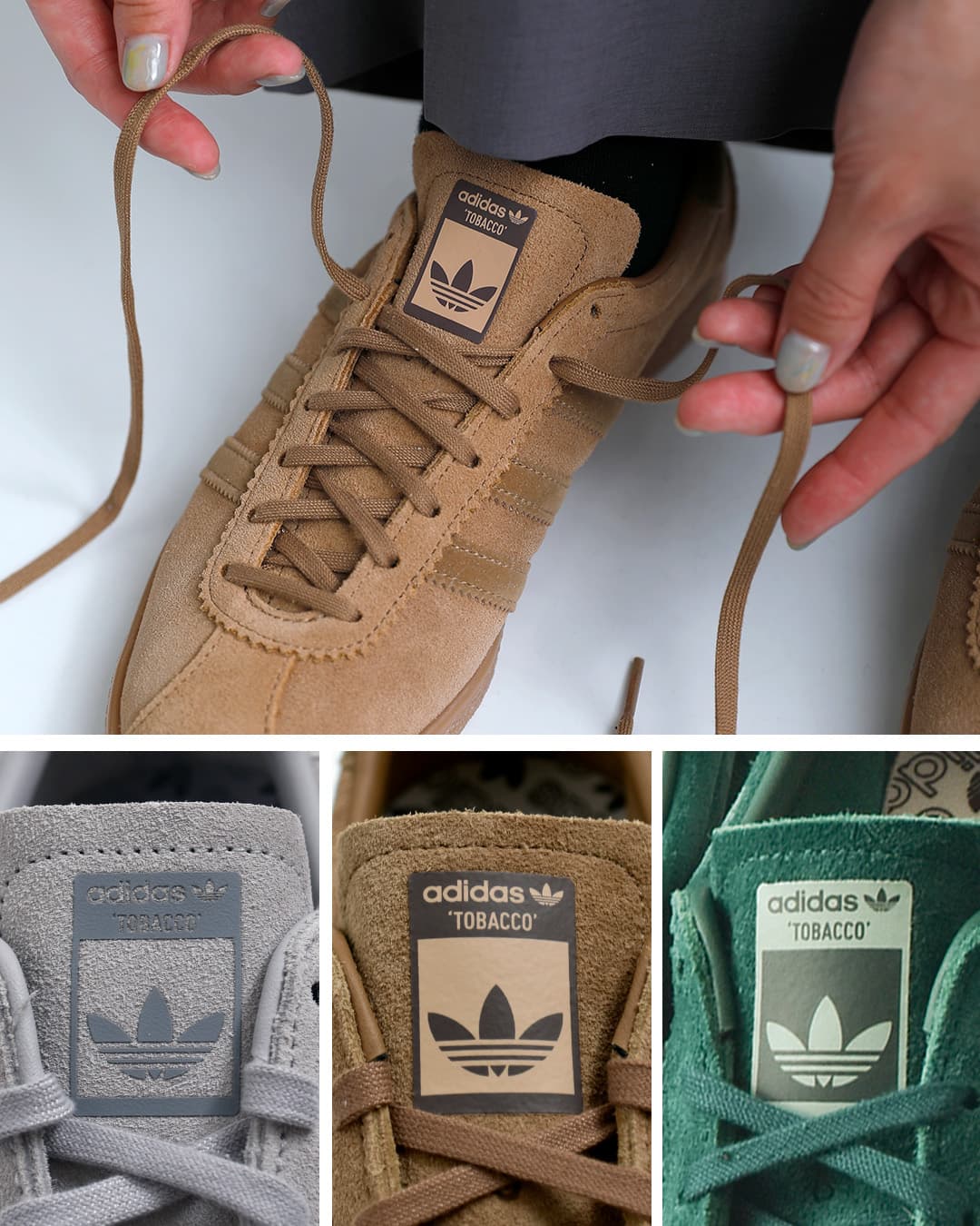 adidas Originalsタバコ スエード スニーカー TOBACCO tobacco