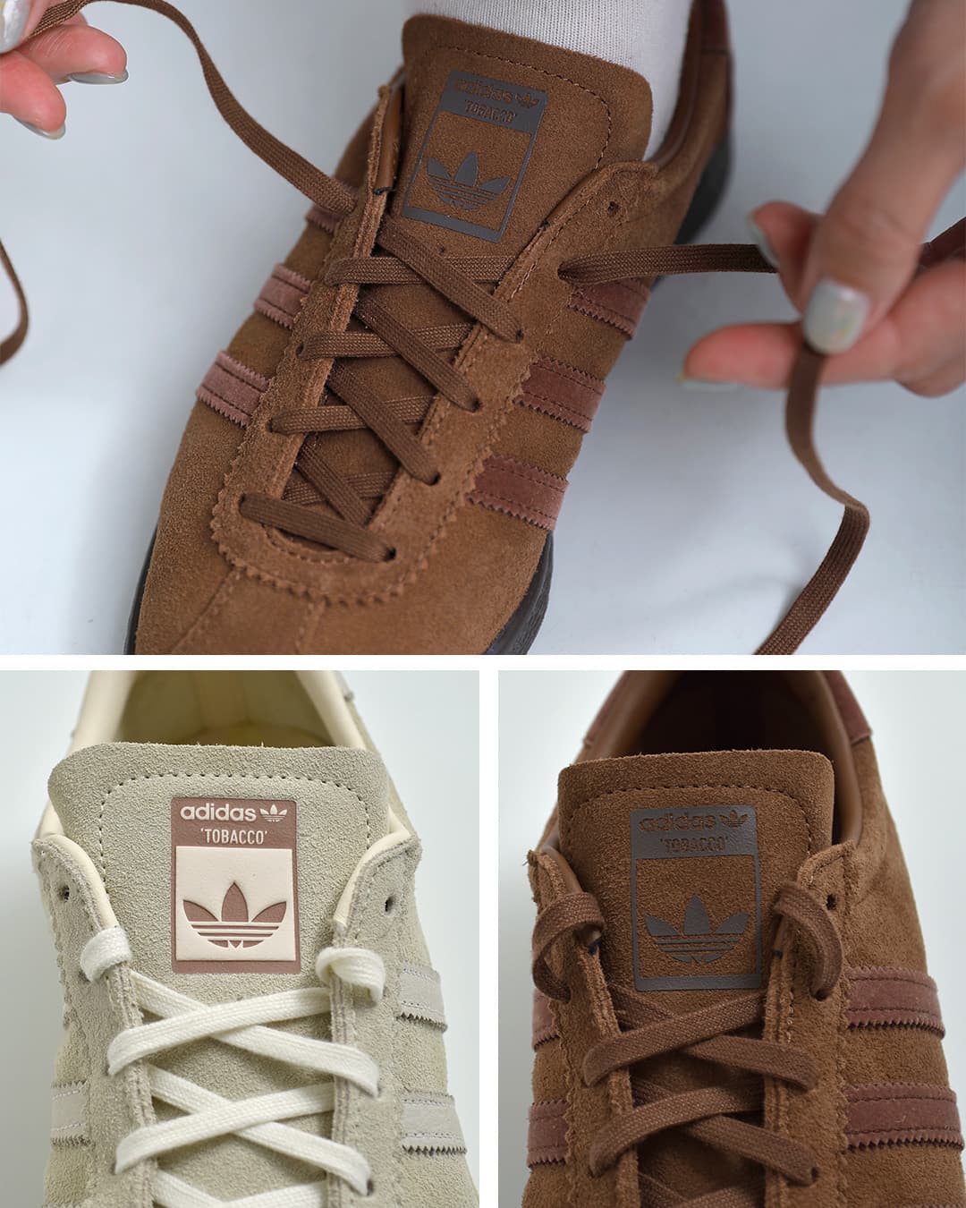 adidas Originalsタバコ スエード スニーカー TOBACCO tobacco-same1