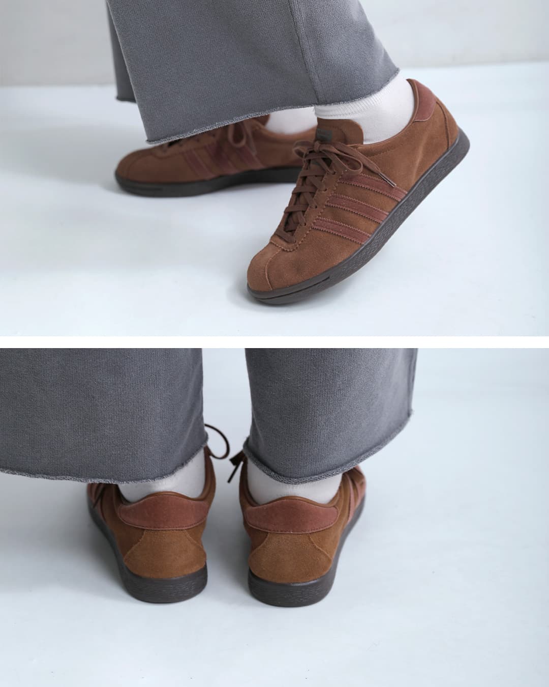 adidas Originalsタバコ スエード スニーカー TOBACCO tobacco-same1