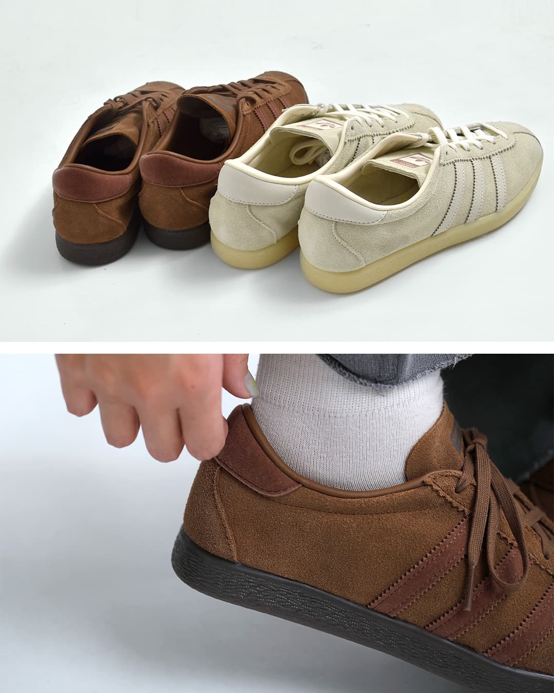 adidas Originalsタバコ スエード スニーカー TOBACCO tobacco-same1