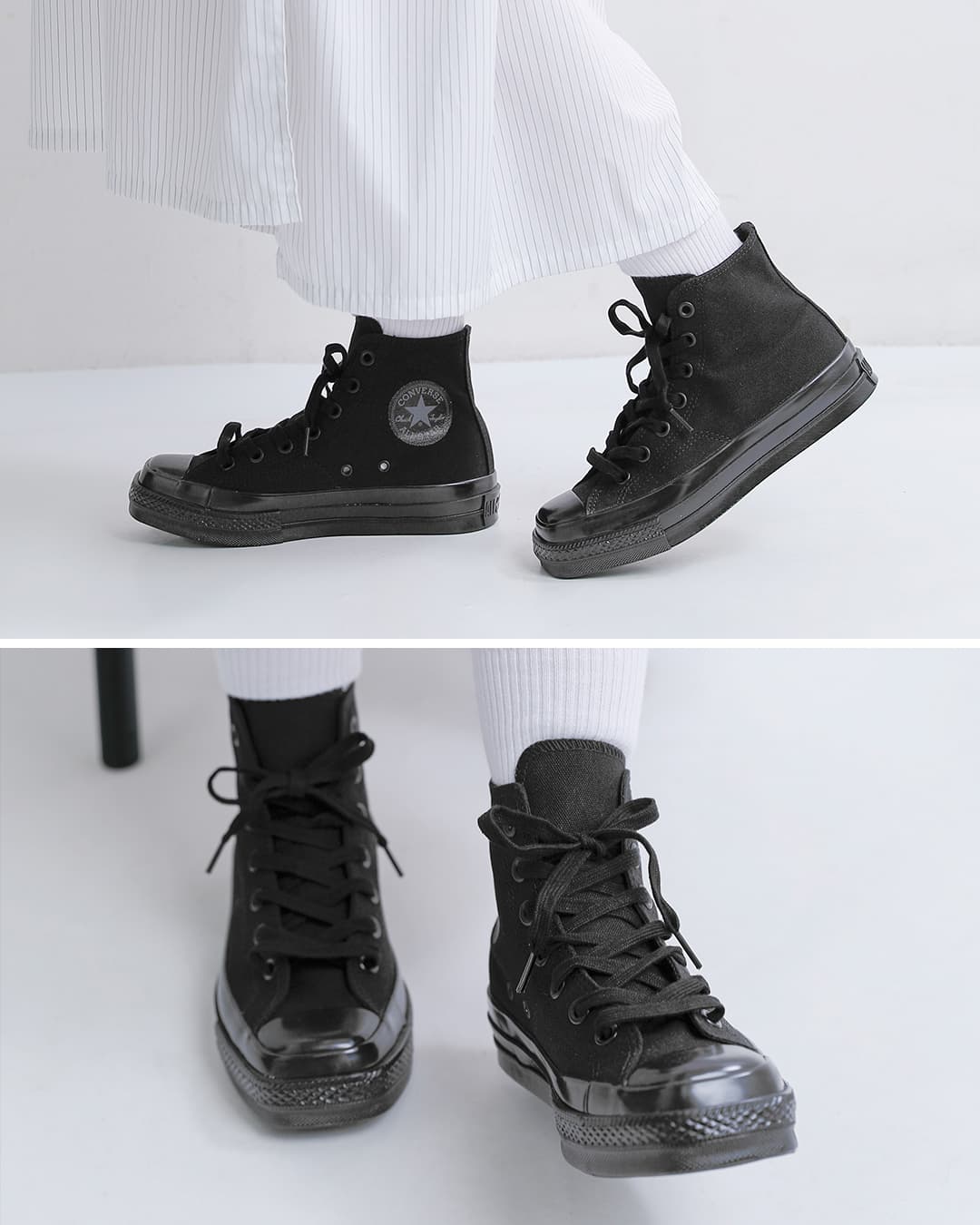 CONVERSE(コンバース)オールスター スクエアトゥ HI スニーカー as-sq-toe-hi-same1