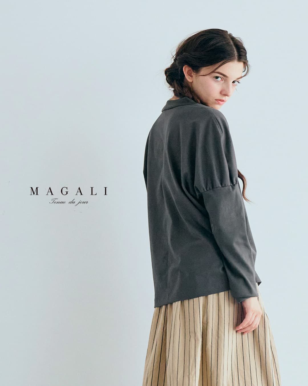MAGALI(マガリ)コットンシルケット クラシック カットソー tp21