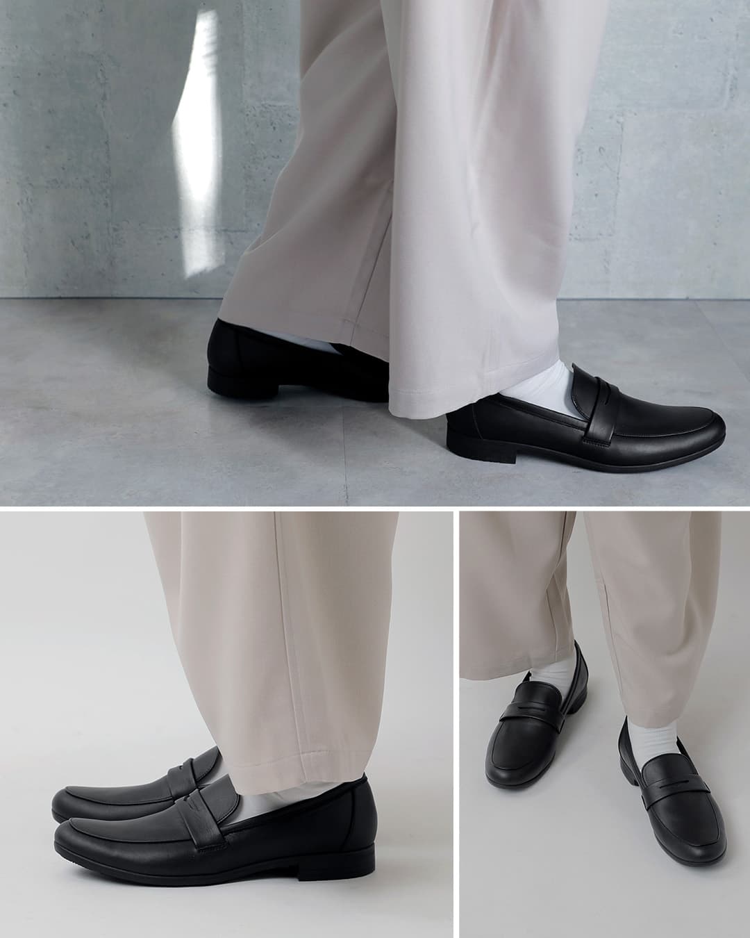 TRAVEL SHOES by chausserレザー ローファー tr-016