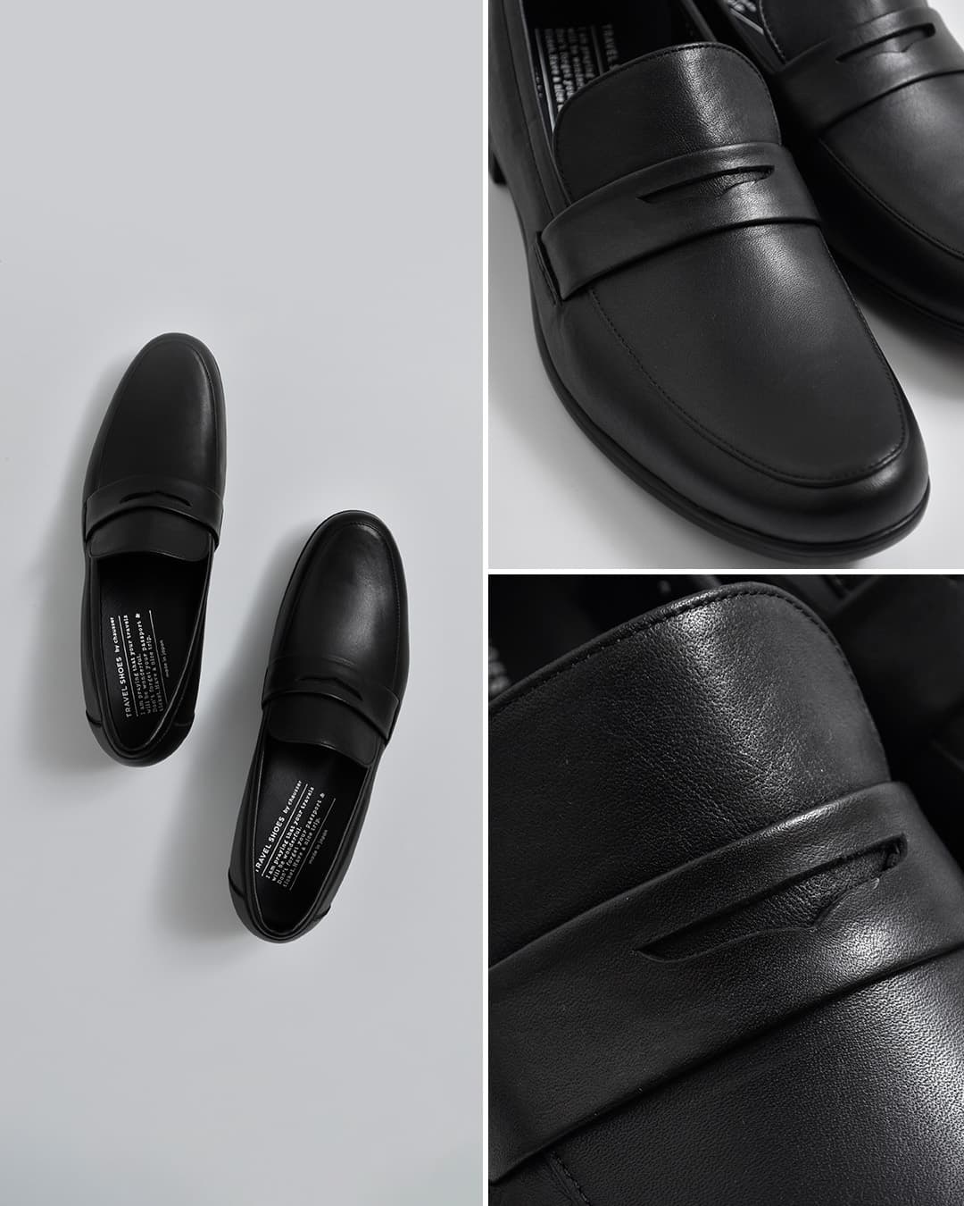 TRAVEL SHOES by chausserレザー ローファー tr-016