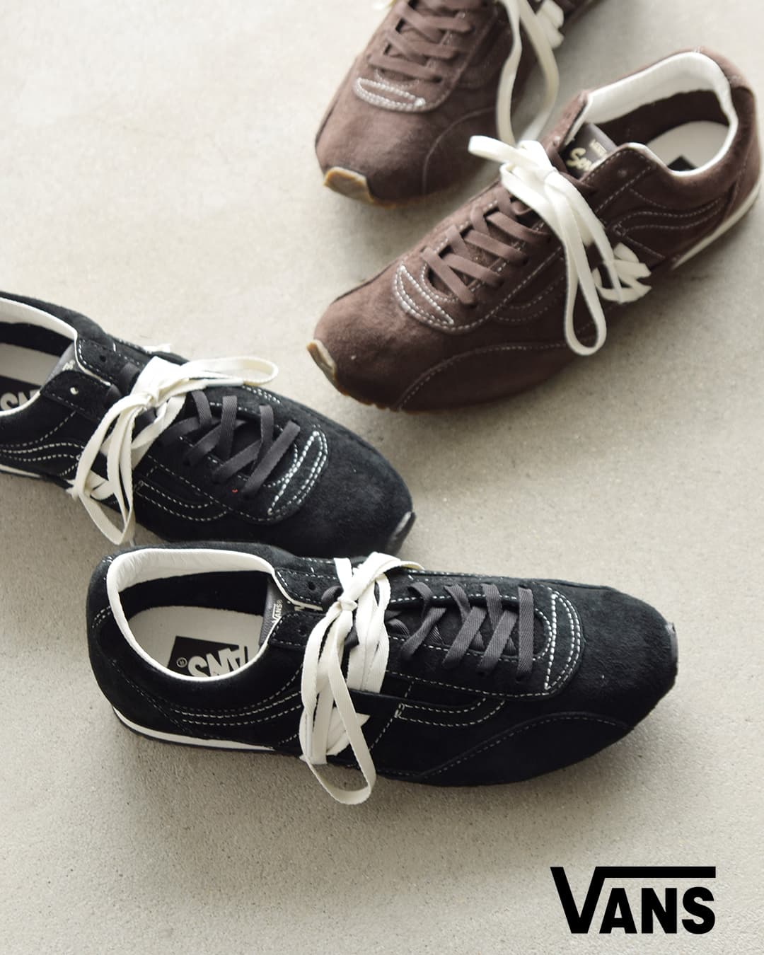 Vans(ヴァンズ)スエード ローカット スニーカー LX SLP Trainer lxslp-trn-same1