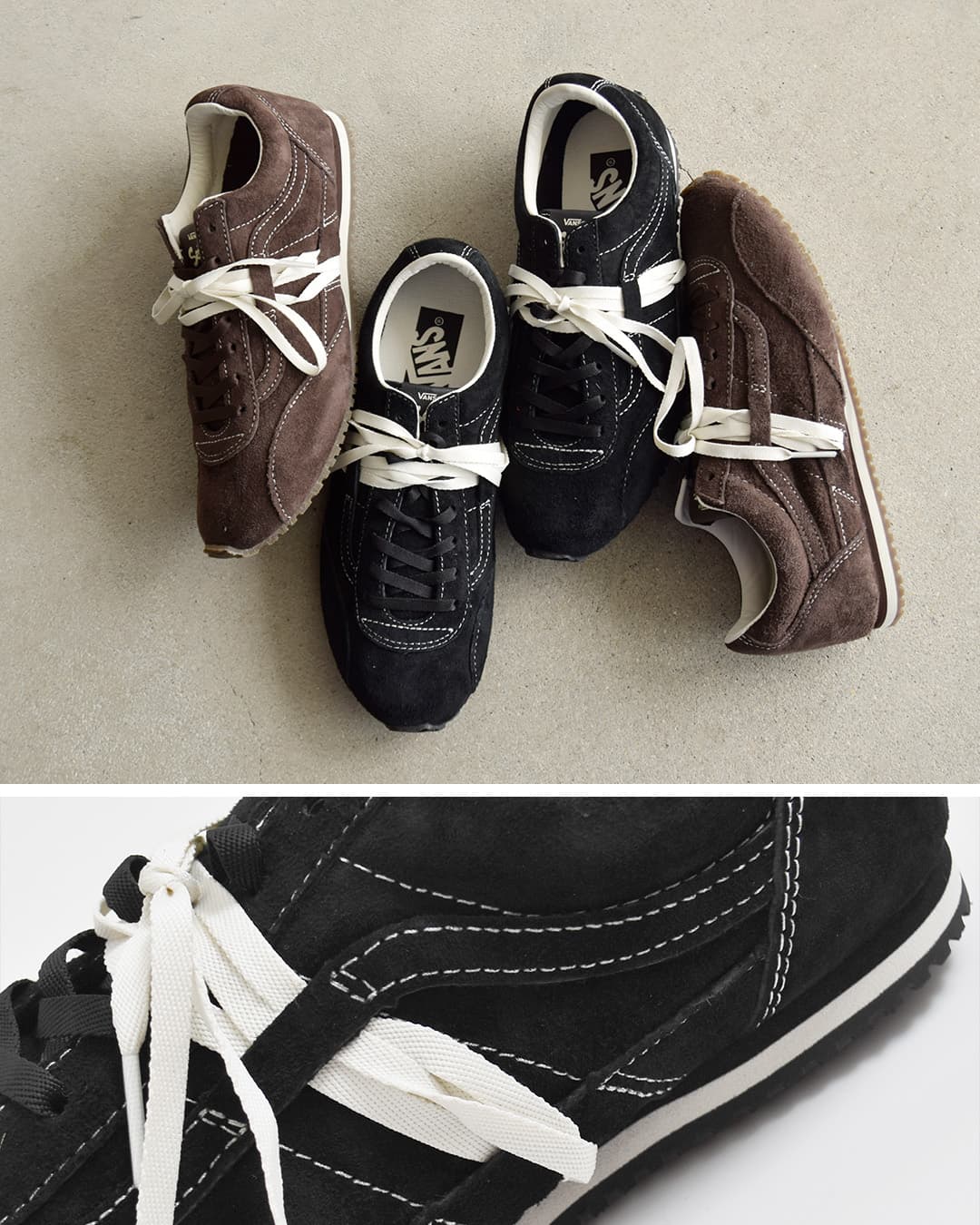 Vans(ヴァンズ)スエード ローカット スニーカー LX SLP Trainer lxslp-trn-same1