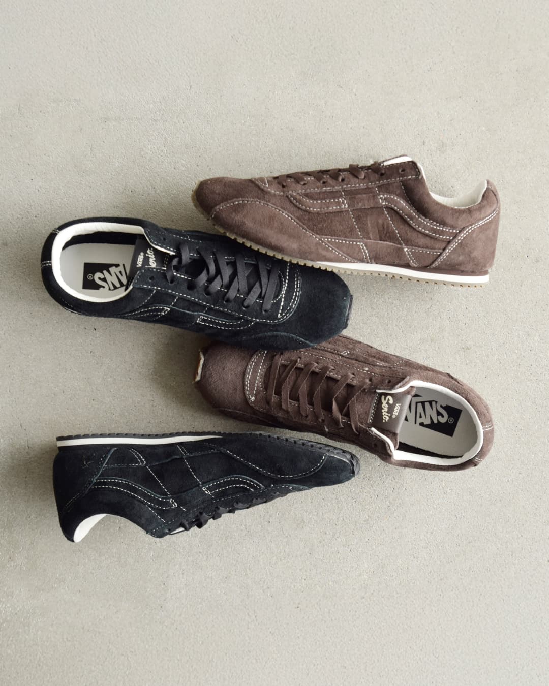 Vans(ヴァンズ)スエード ローカット スニーカー LX SLP Trainer lxslp-trn-same1