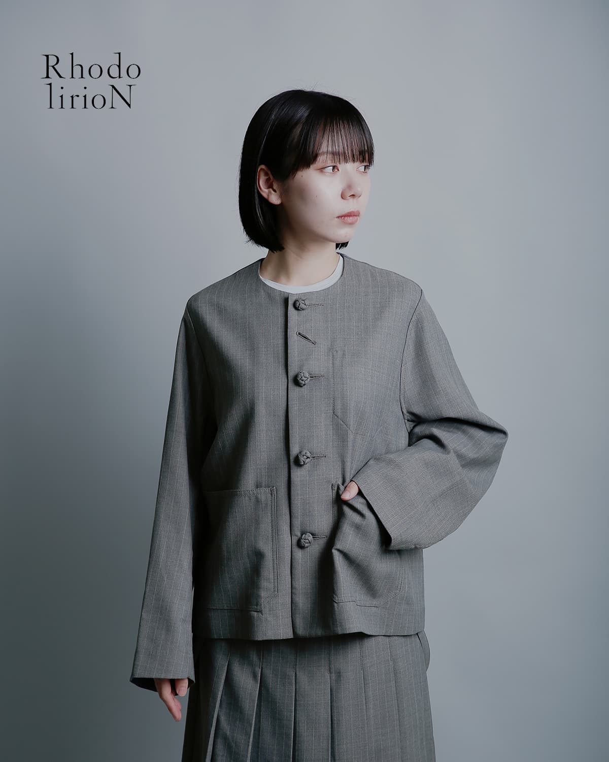 RHODOLIRION(ロドリリオン)ギャバジン レイルウェイズ ドライバージャケット Railways Driver Jacket tx1000